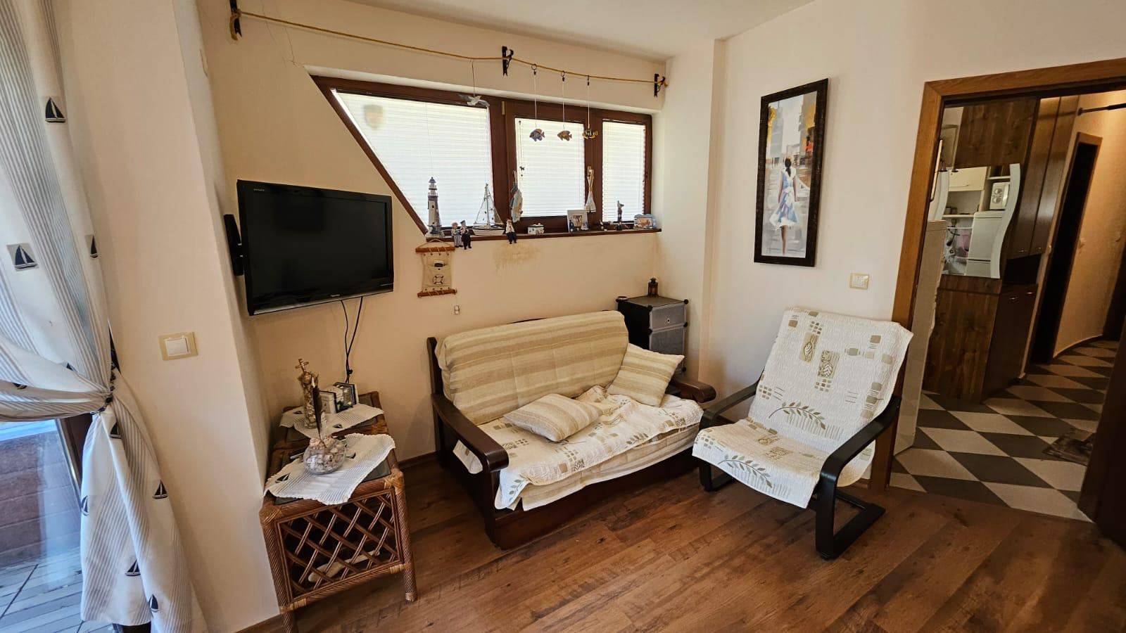 Einzimmerwohnung ohne Wartungsgebühr im Viertel „Rusalka“, Sveti Vlas – eine ausgezeichnete Wahl zum Wohnen und Investieren