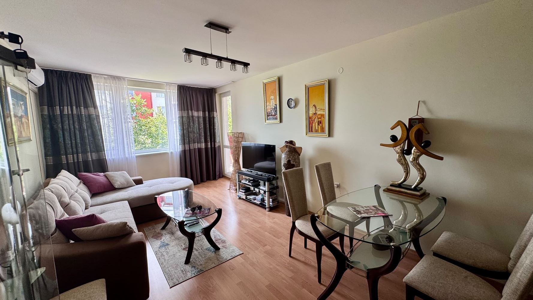 Erste Meereslinie in Sveti Vlas – Wohnung mit Meerblick in einer Anlage mit eigener Infrastruktur