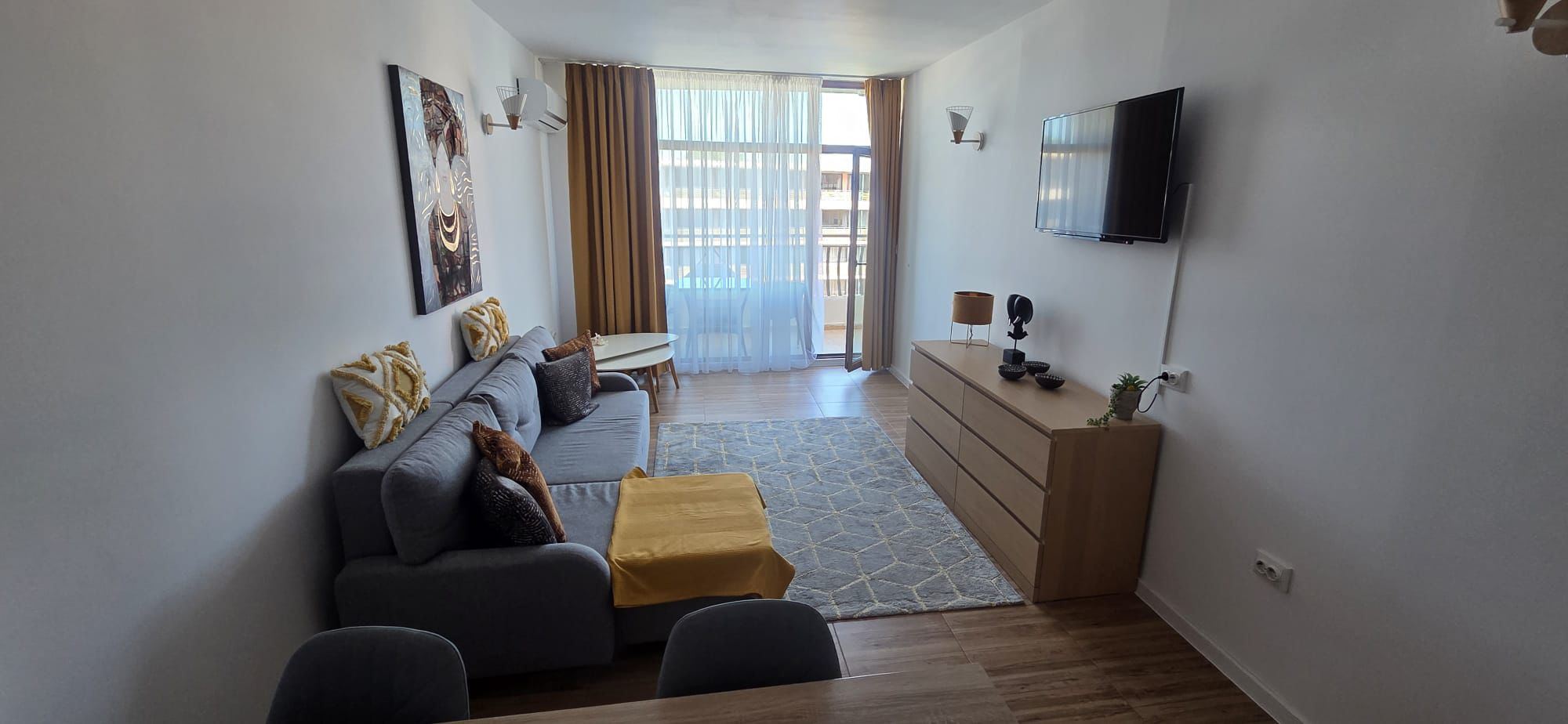 Zweizimmerwohnung 100 m vom Strand in Sonnenstrand – möbliert und bezugsfertig
