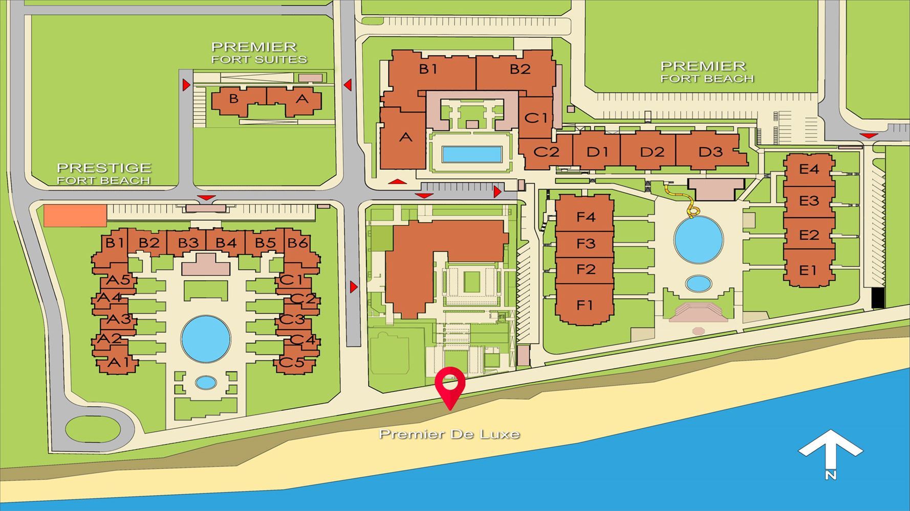Studio in einer Premium-Anlage in erster Meereslinie in Sveti Vlas