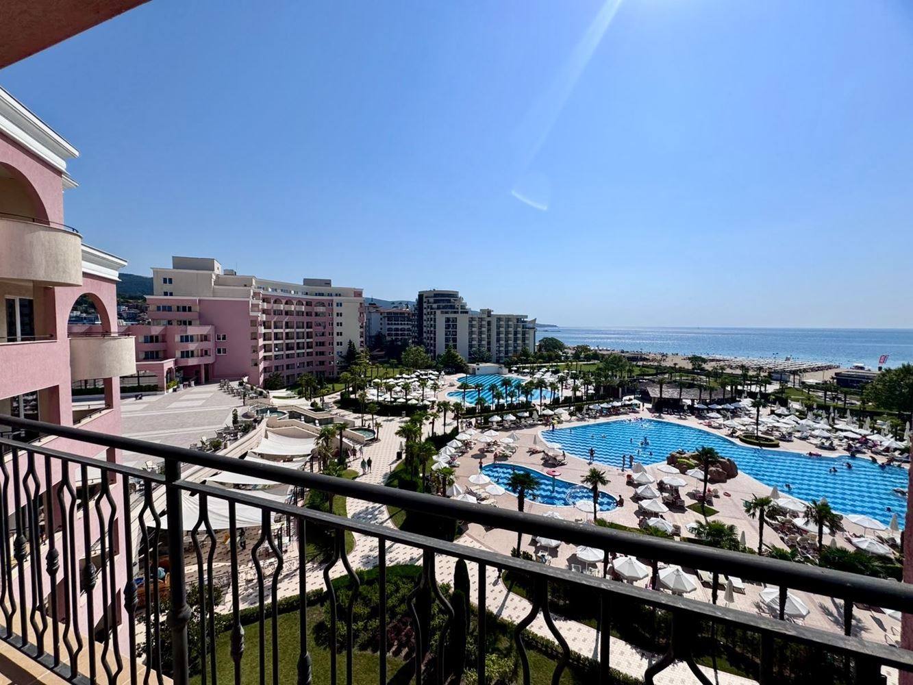 Luxuriöse Wohnung am Meer mit Panoramablick in einer prestigeträchtigen Anlage in Sonnenstrand