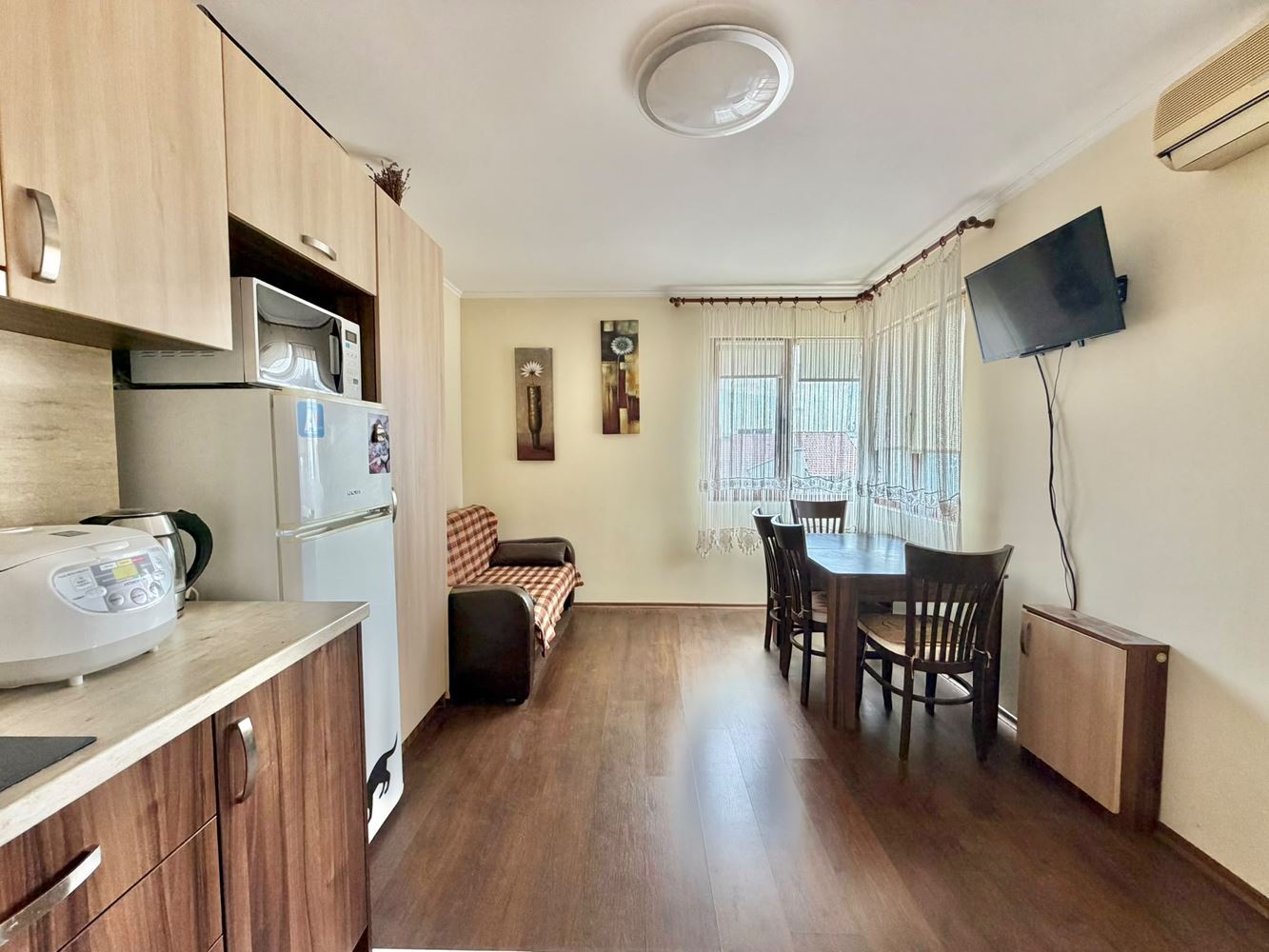 Zweizimmerwohnung mit Meerblick und niedriger Wartungsgebühr in Ravda