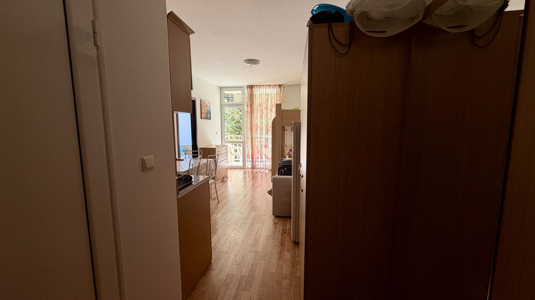 Gemütliche Wohnung mit einem Schlafzimmer und Poolblick in einer ruhigen Gegend von Sonnenstrand