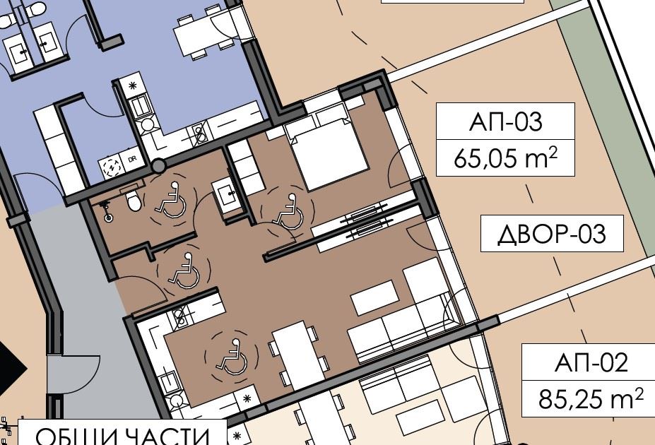 Ein-Schlafzimmer-Apartment mit privatem Garten in Nessebar – einzigartige Lage neben dem Meerespark und dem Südstrand