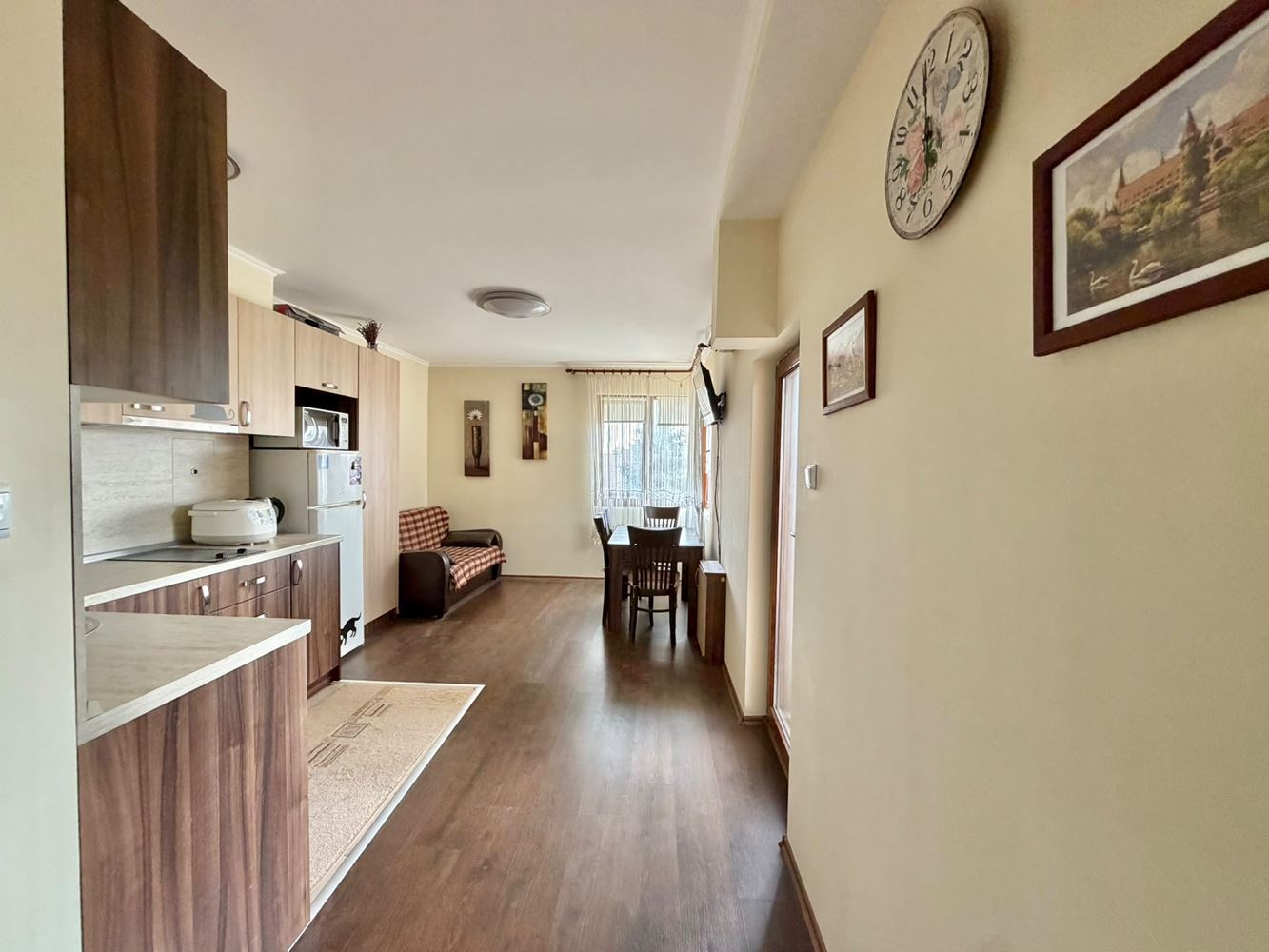 Zweizimmerwohnung mit Meerblick und niedriger Wartungsgebühr in Ravda