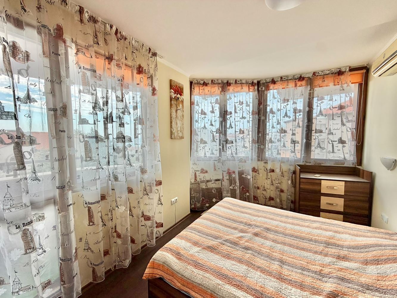 Zweizimmerwohnung mit Meerblick und niedriger Wartungsgebühr in Ravda