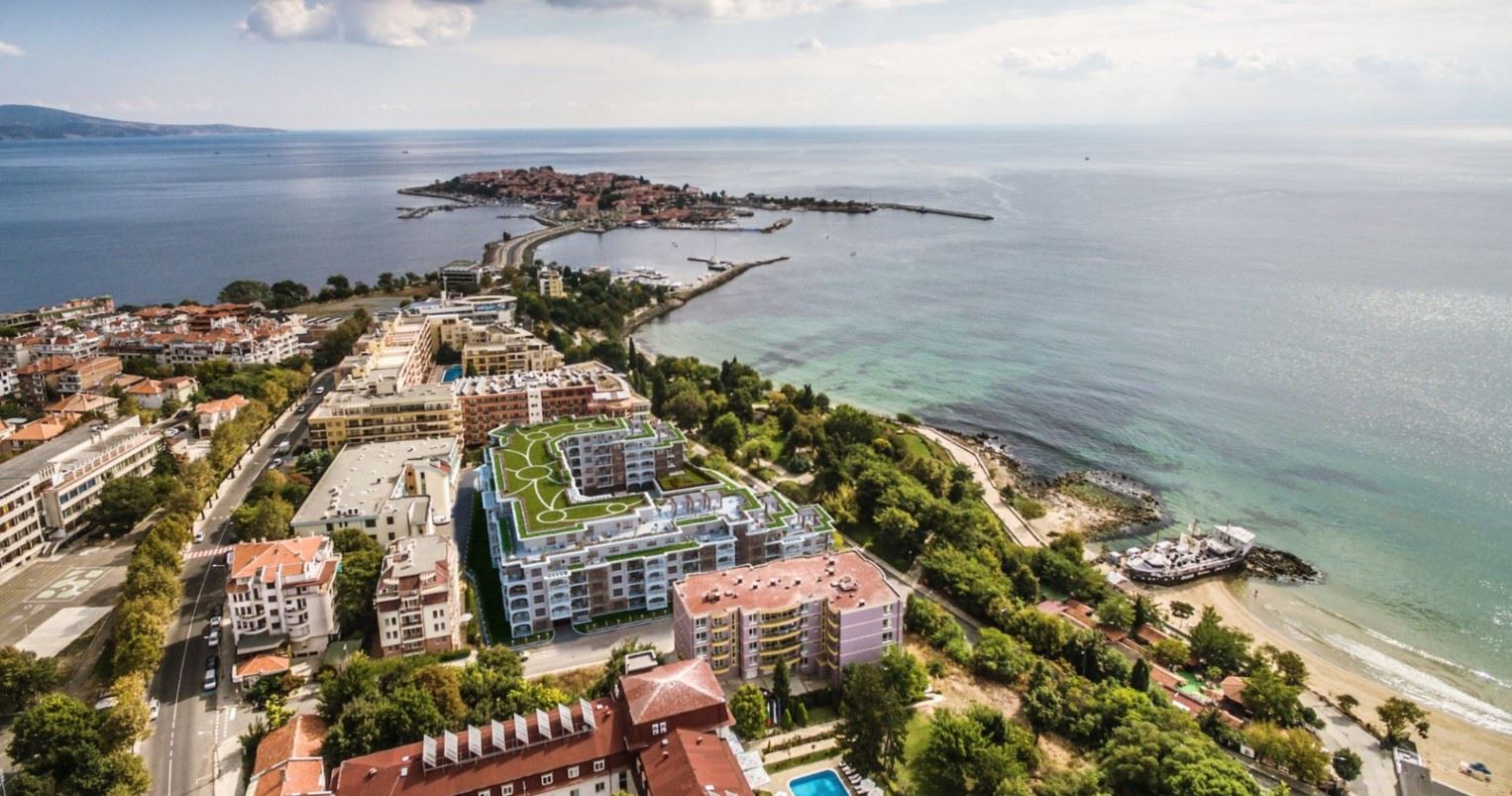 Studio in erster Meereslinie in Nessebar – ganzjährig nutzbare Anlage mit Premium-Ausstattung