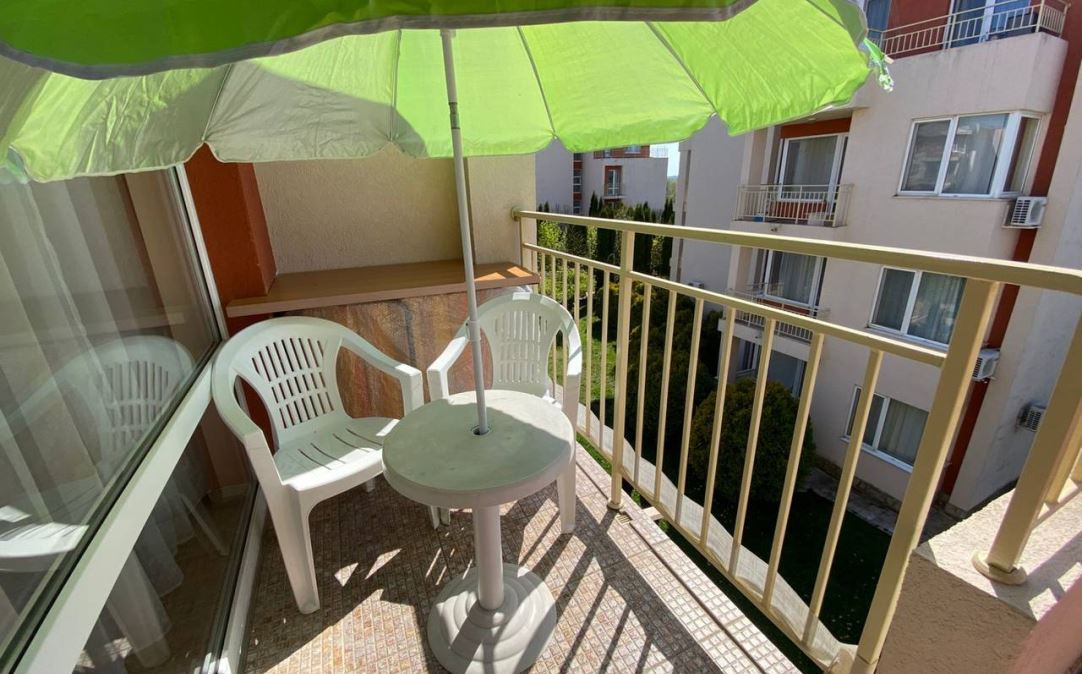 Geräumige Wohnung mit einem Schlafzimmer in einem modernen Komplex in Sonnenstrand – Komfort, Grünflächen und Annehmlichkeiten für Bewohner