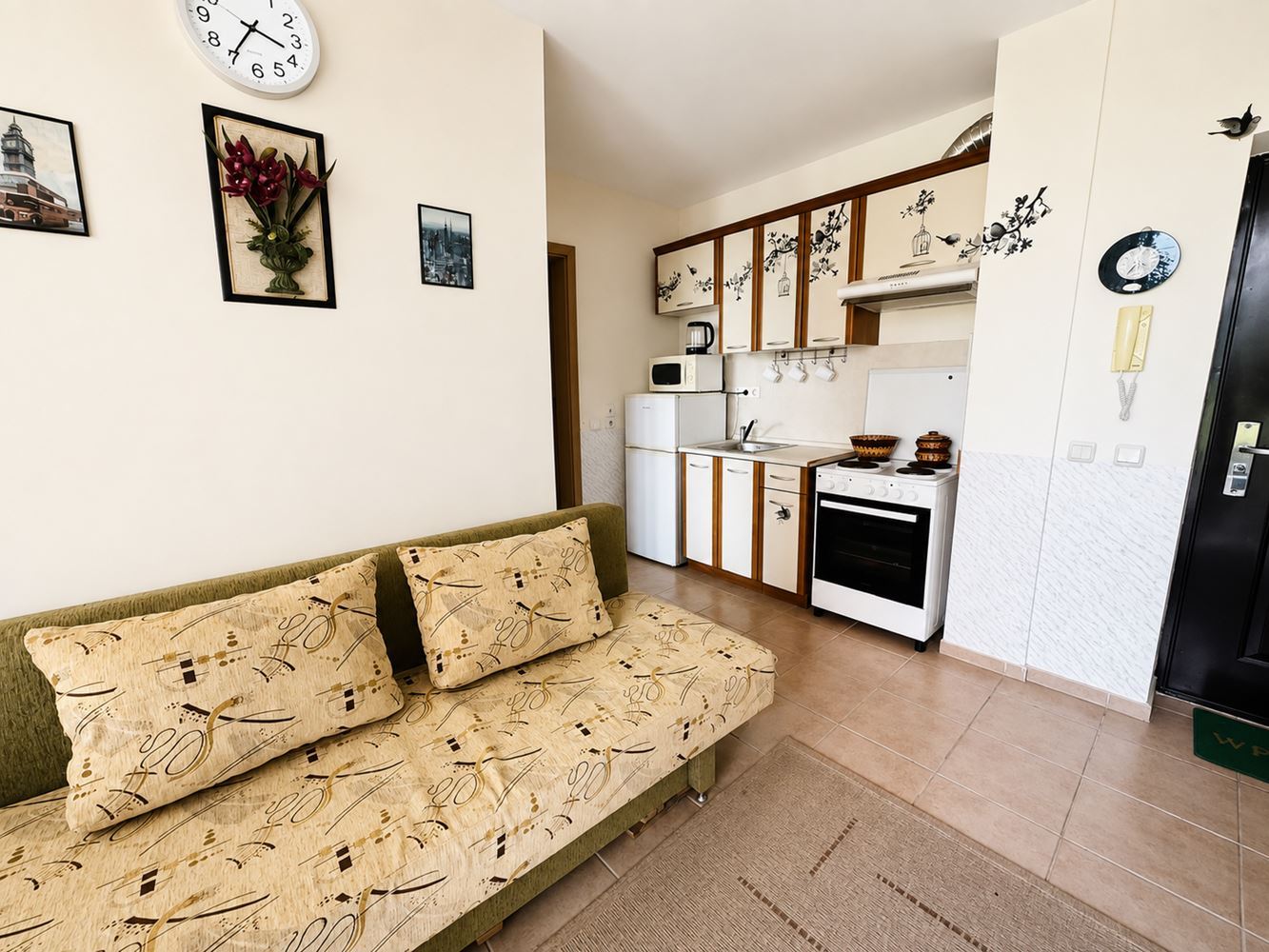 Wohnung mit zwei Schlafzimmern im Erdgeschoss und Gartenblick in Sonnenstrand
