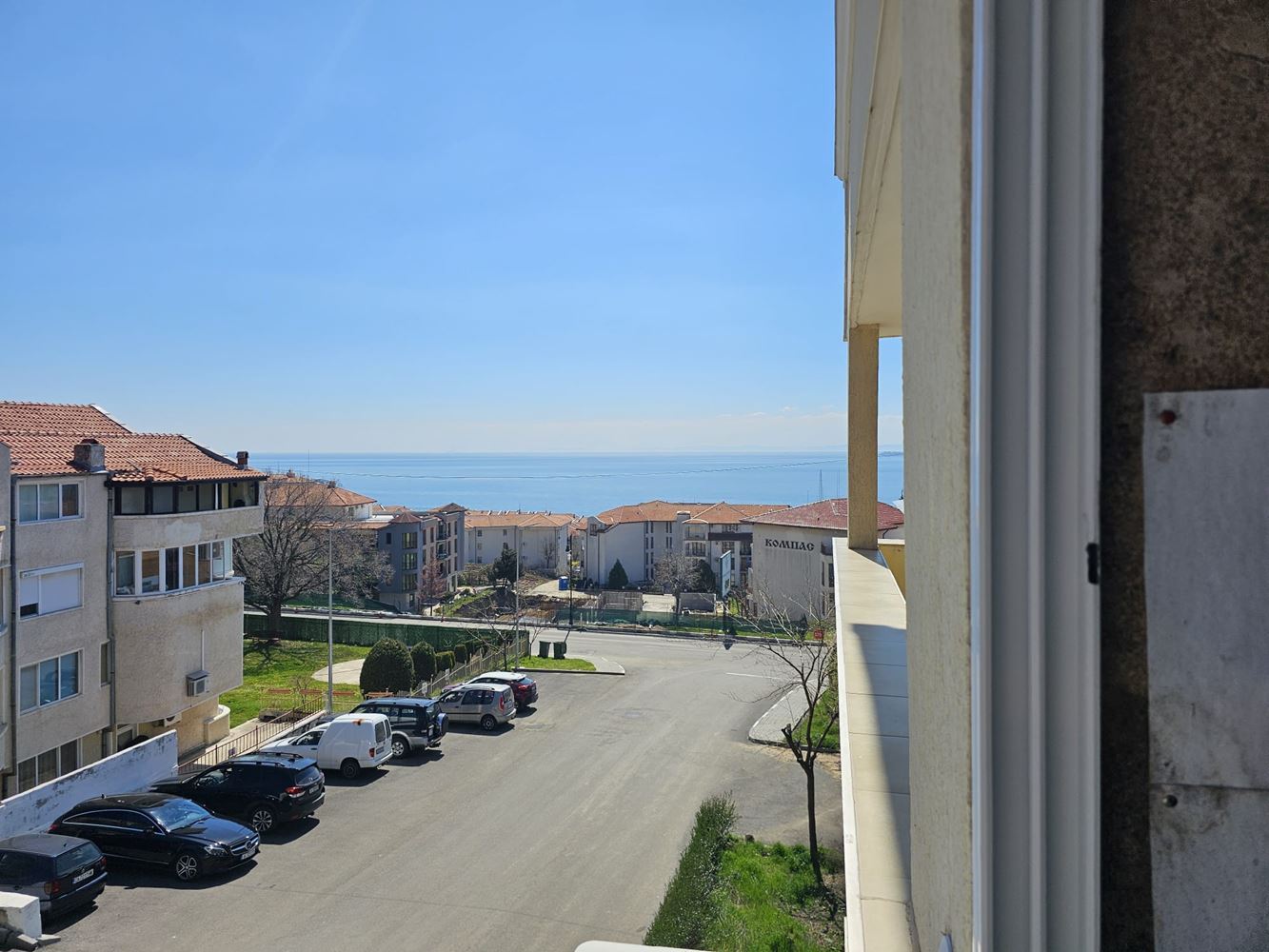 Studio mit Meerblick in Sveti Vlas – mit Parkplatz und ohne Wartungsgebühr