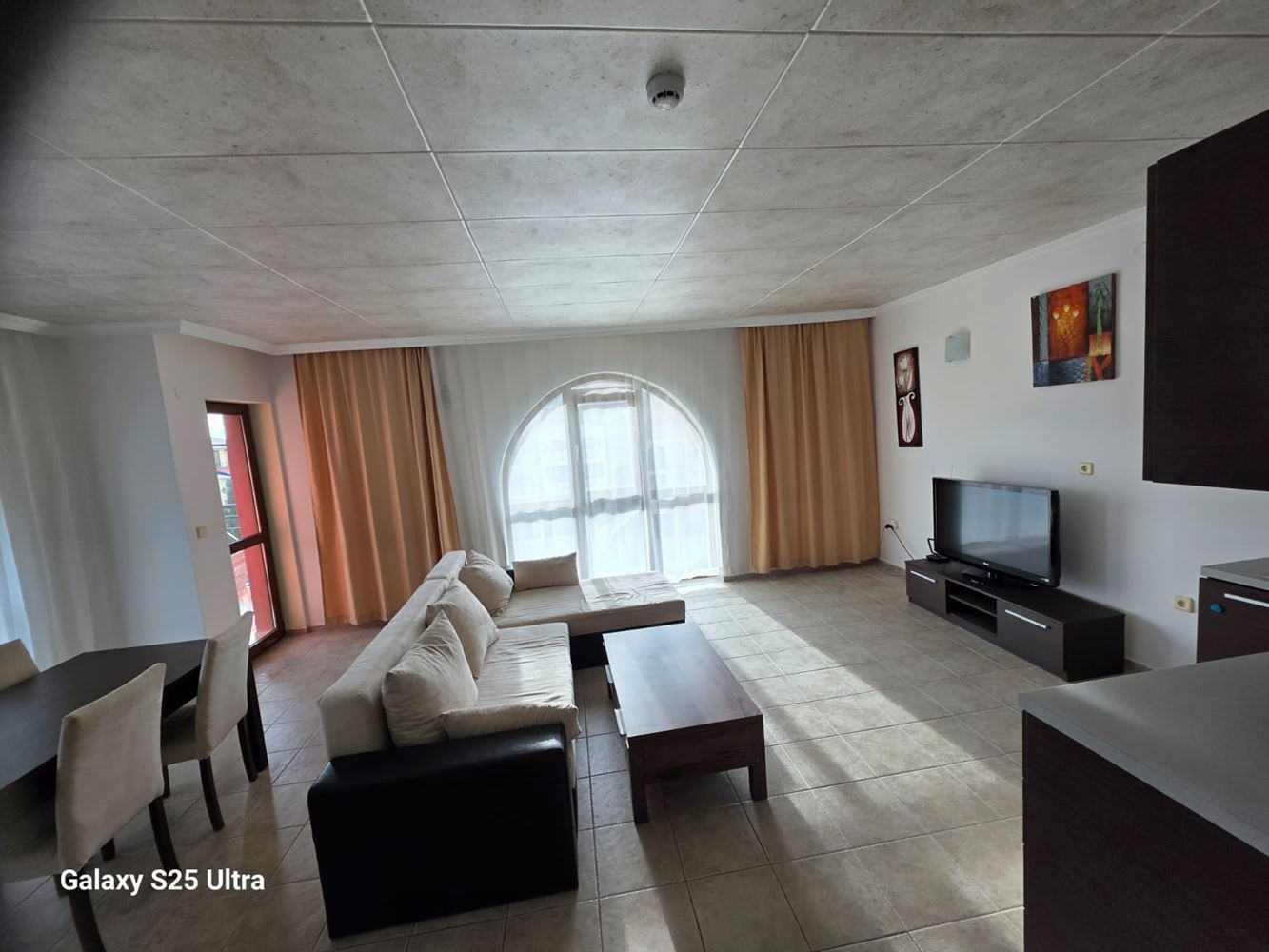 Ein-Zimmer-Wohnung mit Meerblick und Blick auf Alt-Nessebar in Sveti Vlas