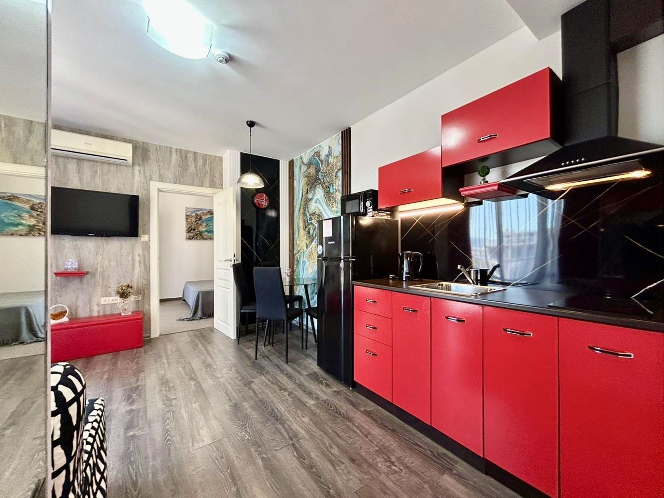 Wohnung mit einem Schlafzimmer und zwei großzügigen Terrassen in Sunny Beach – vollständig möbliert und bezugsfertig