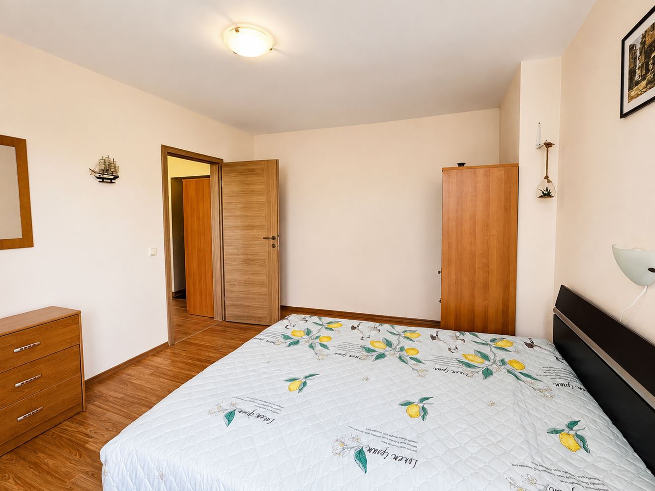 Wohnung mit zwei Schlafzimmern im Erdgeschoss und Gartenblick in Sonnenstrand