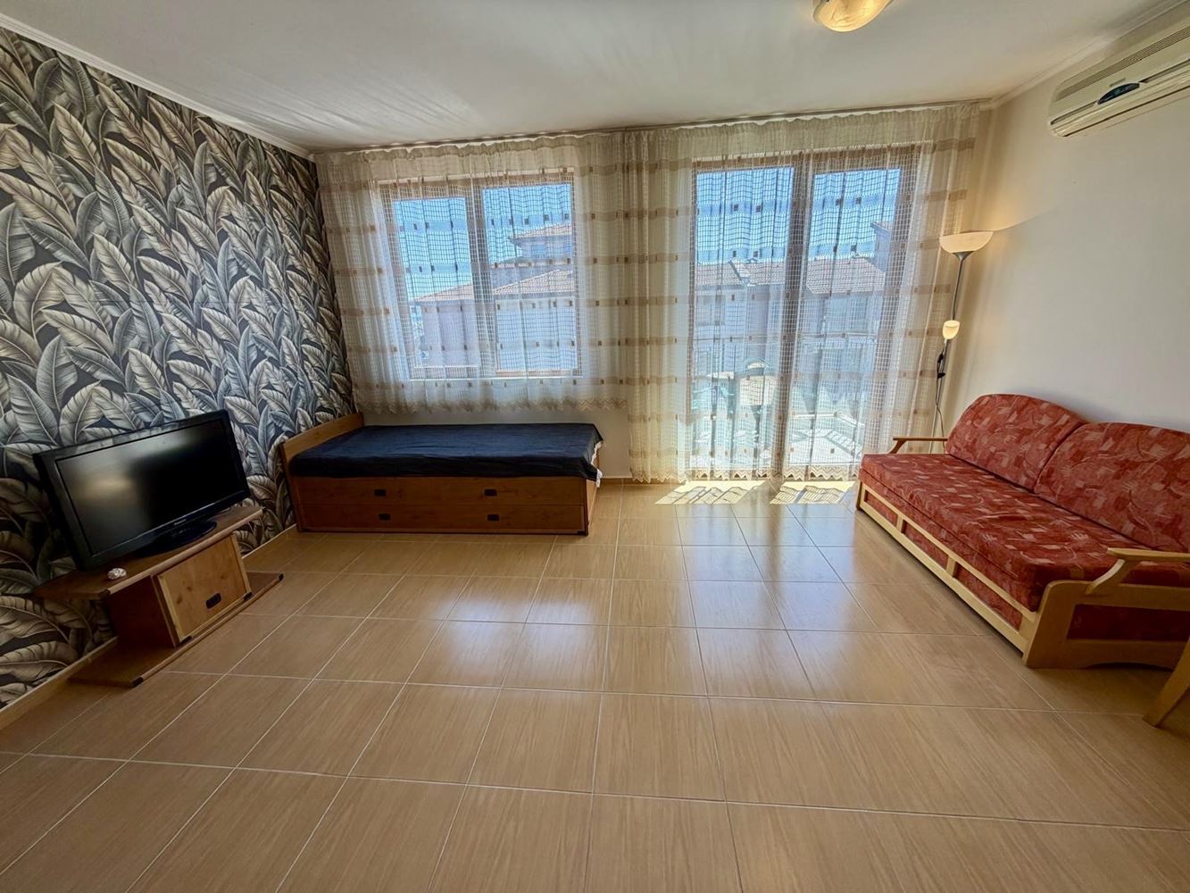 Panorama-Studio mit beeindruckendem Meerblick in Nessebar – sofort bezugsfertig