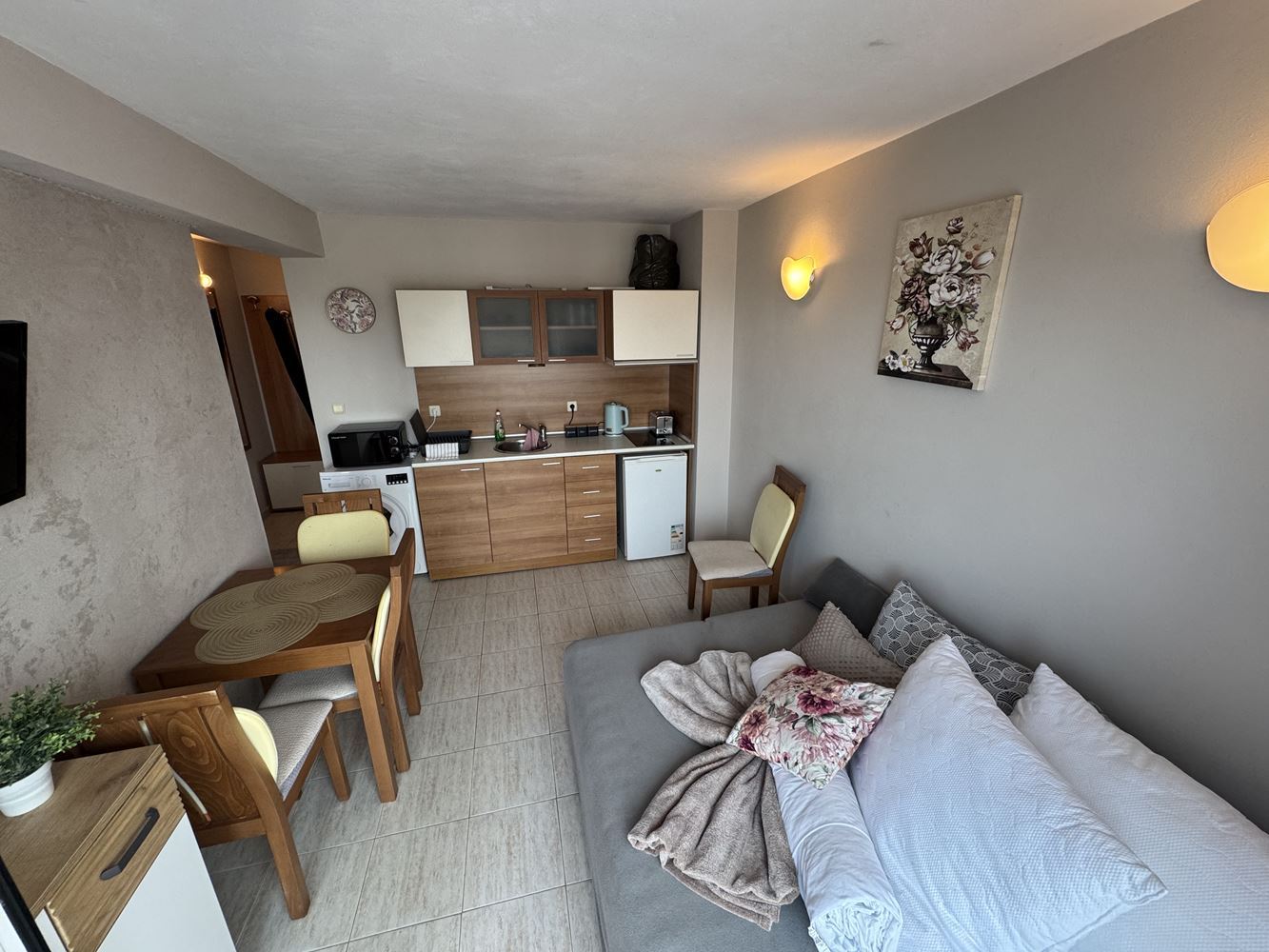 Wohnung mit einem Schlafzimmer und Panoramablick im Herzen von Sonnenstrand