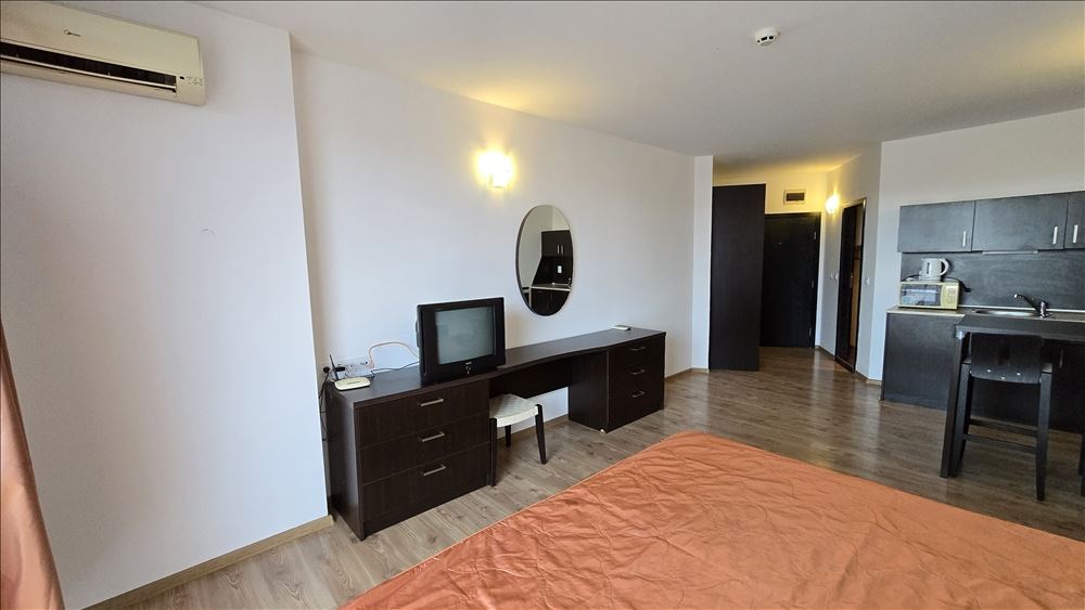 Elegantes Studio in einer Elite-Anlage in Sarafovo – nur wenige Schritte vom Strand entfernt, Luxus, SPA und Pool direkt vor Ihnen