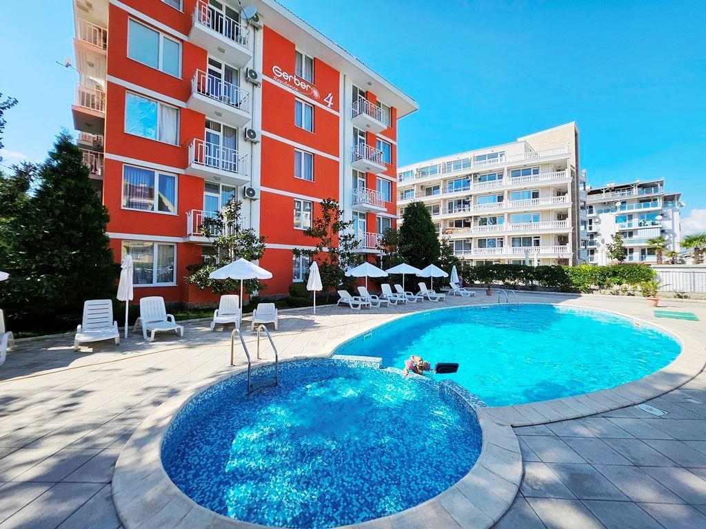 Wohnung mit einem Schlafzimmer in Sunny Beach – Ruhe, Grün und Komfort im Herzen des Resorts