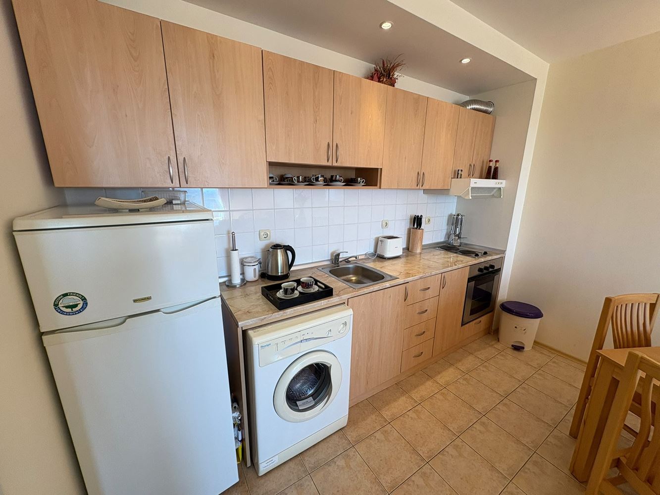 Erste Meereslinie in Sveti Vlas – geräumige Wohnung mit einem Schlafzimmer und Meerblick