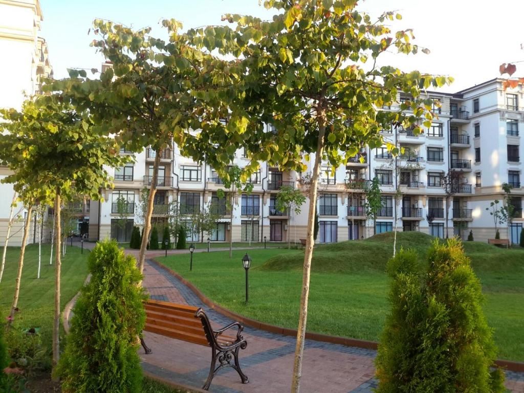 Zweizimmerwohnung in Pomorie – einzigartige Anlage mit niedrigen Betriebskosten und ausgezeichneter Lage nahe dem Meer