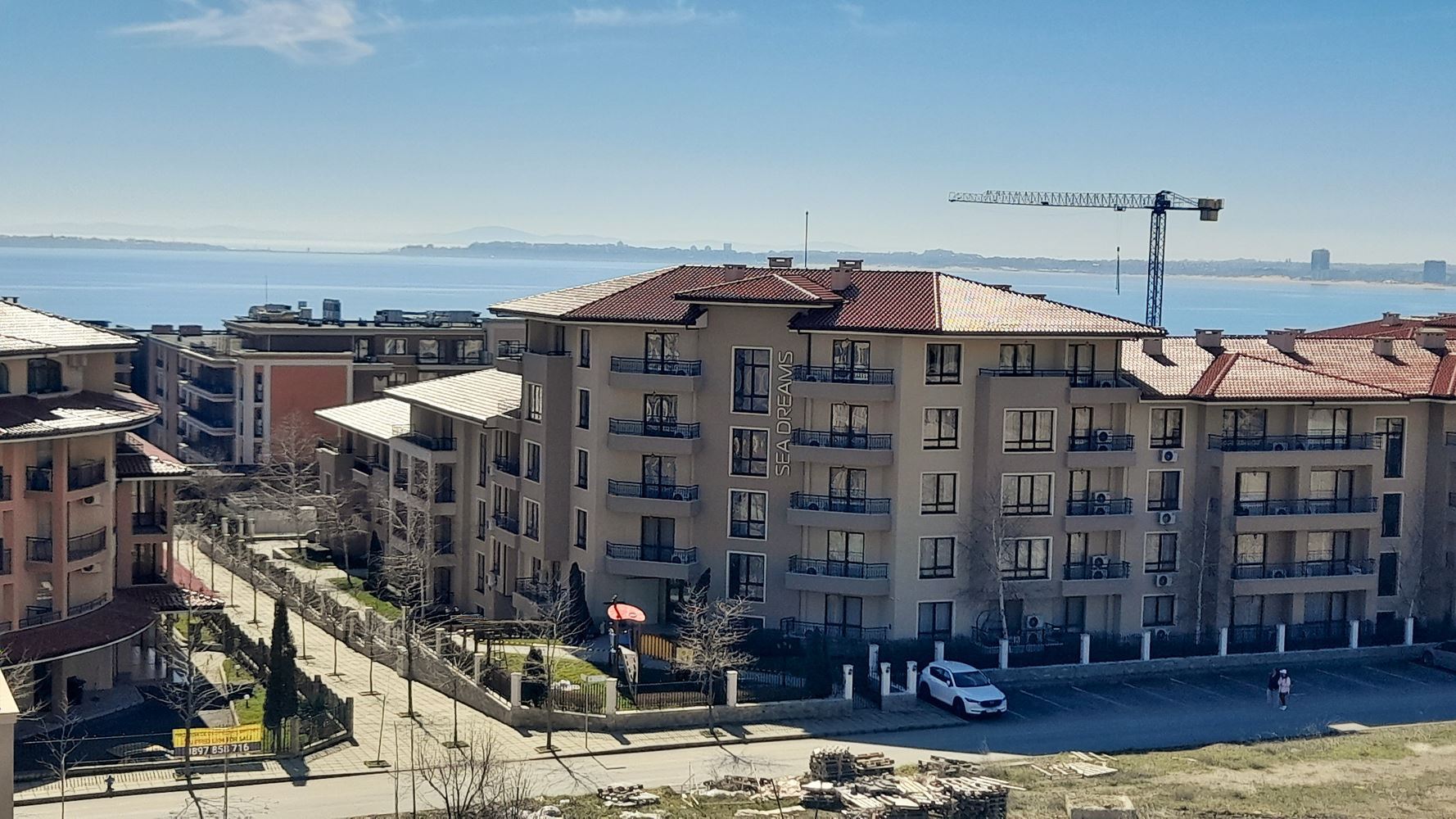 Attraktive Zweizimmerwohnung mit Meer- und Bergblick in Sveti Vlas