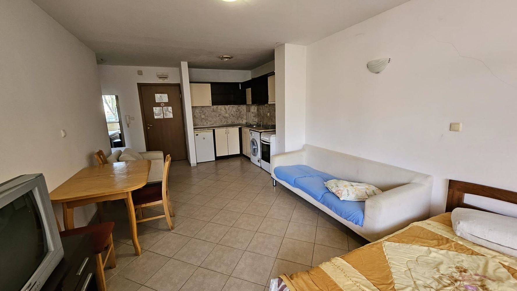 Einzimmerwohnung 200 m vom Strand in Sonnenstrand – ausgezeichnete Lage und Investitionspotenzial