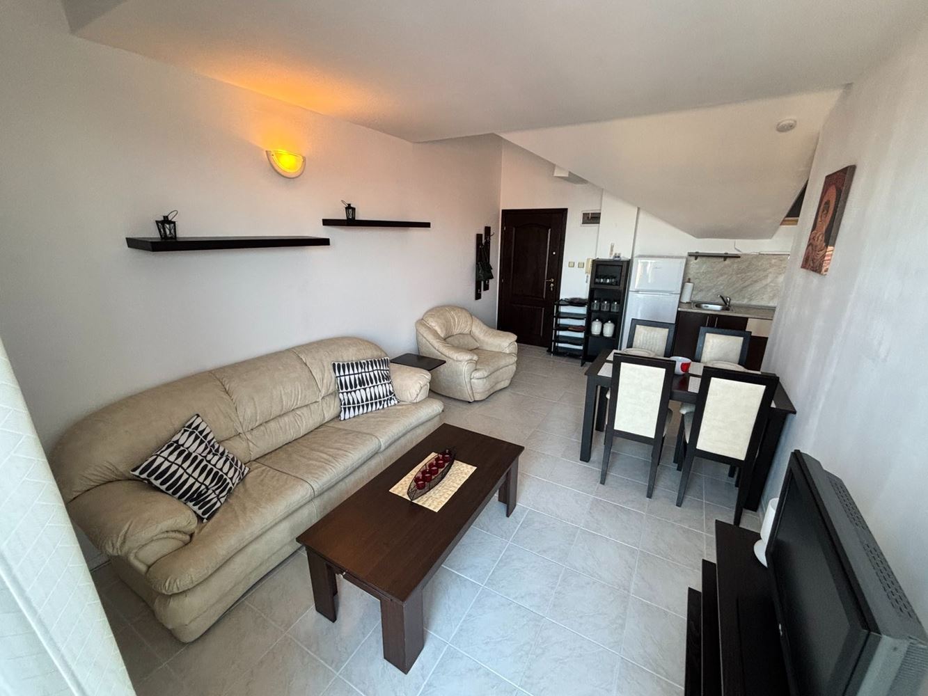 Gemütliche 2-Zimmer-Wohnung mit Panoramablick auf das Meer in Sveti Vlas