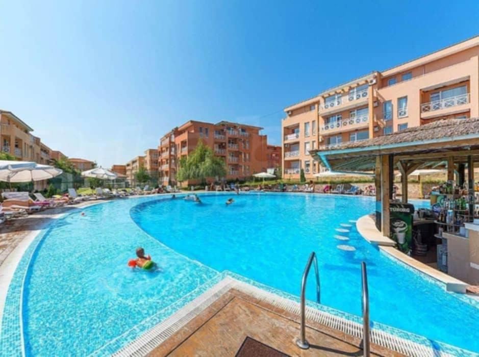 Möbliertes Studio mit Poolblick in Sonnenstrand – ausgezeichnete Möglichkeit für Urlaub und Investition