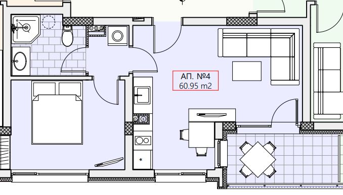 Neue 2-Zimmer-Wohnung in einer luxuriösen, modernen Wohnanlage in Sveti Vlas.