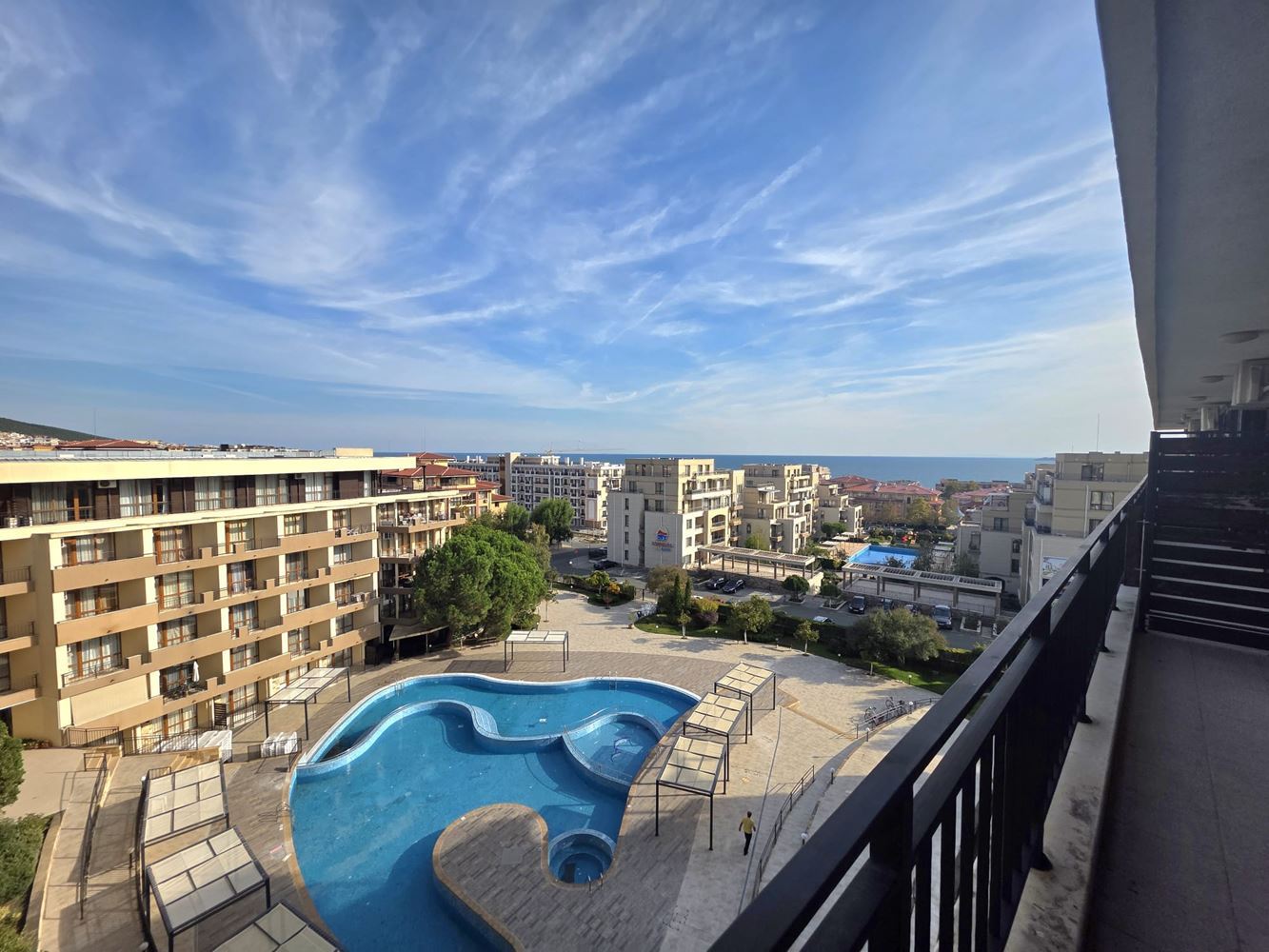 Neue Wohnung mit einem Schlafzimmer und Meerblick in Sveti Vlas