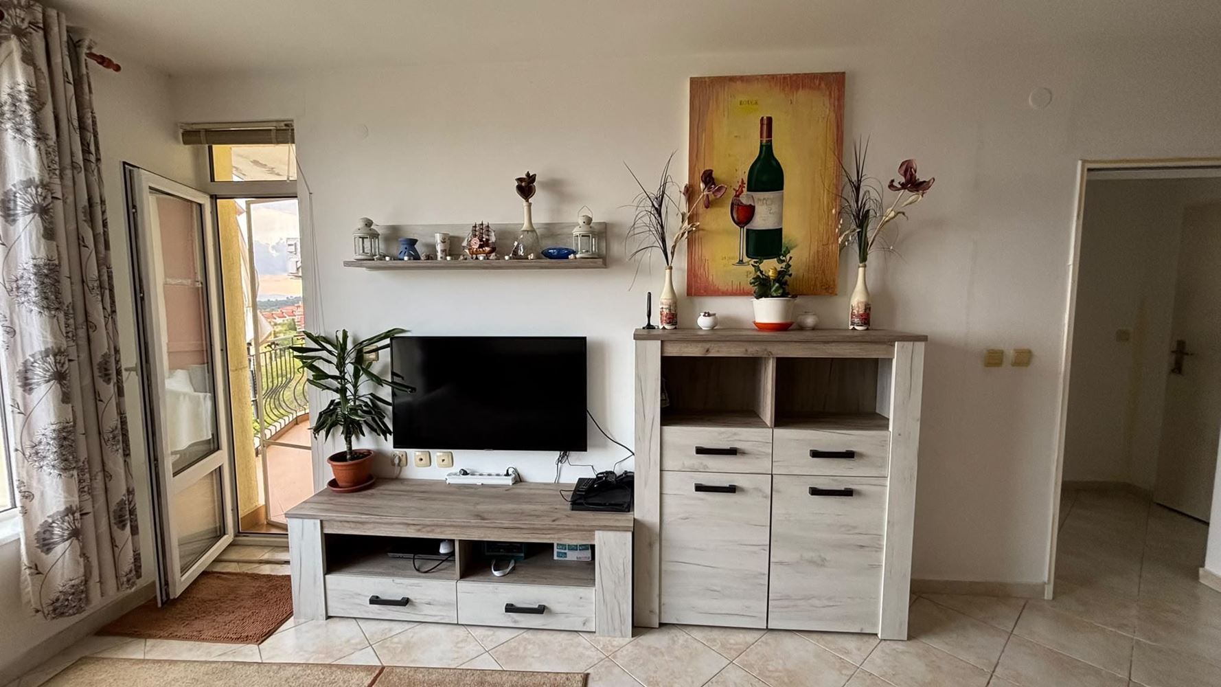 Wohnung mit einem Schlafzimmer und Meerblick in Sveti Vlas – ohne Instandhaltungsgebühr, mit Parkplatz, bezugsfertig