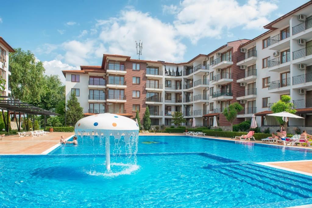 Studio mit Meerblick in einem prestigeträchtigen Komplex zwischen Nessebar und Ravda – ausgezeichnete Lage und Investitionspotenzial