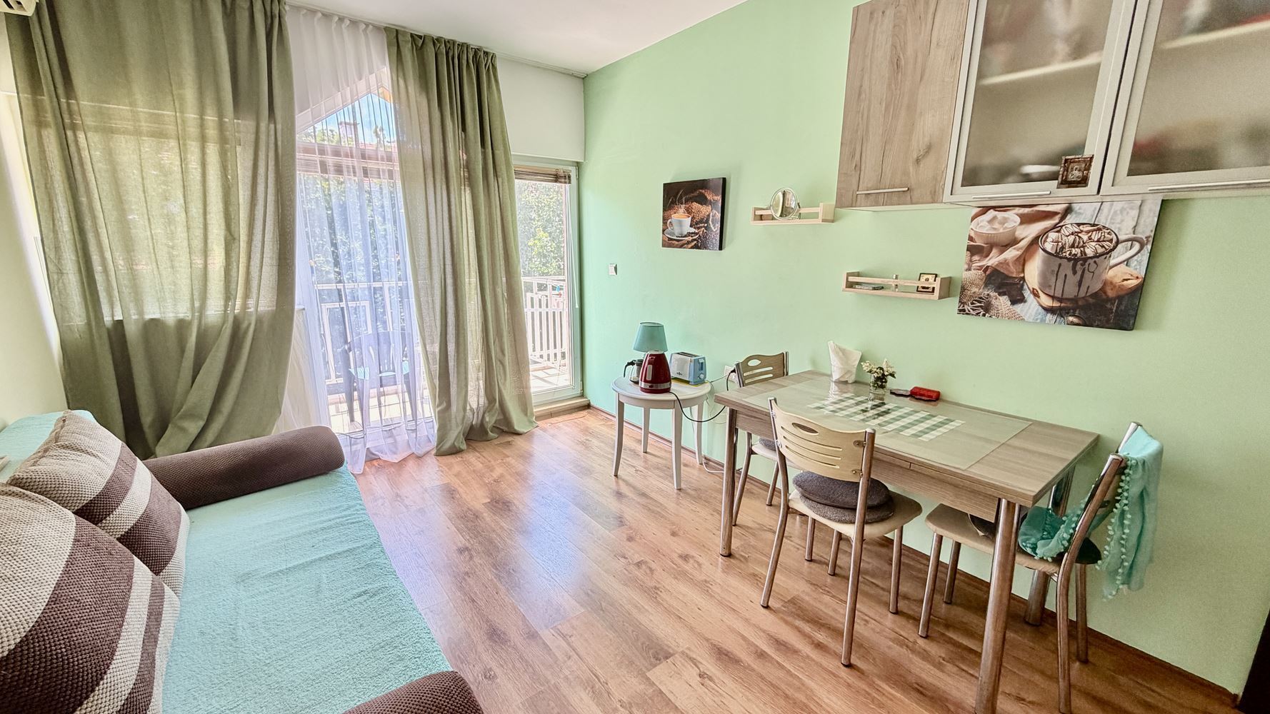 Wohnung mit einem Schlafzimmer in Sunny Beach – Ruhe, Grün und Komfort im Herzen des Resorts