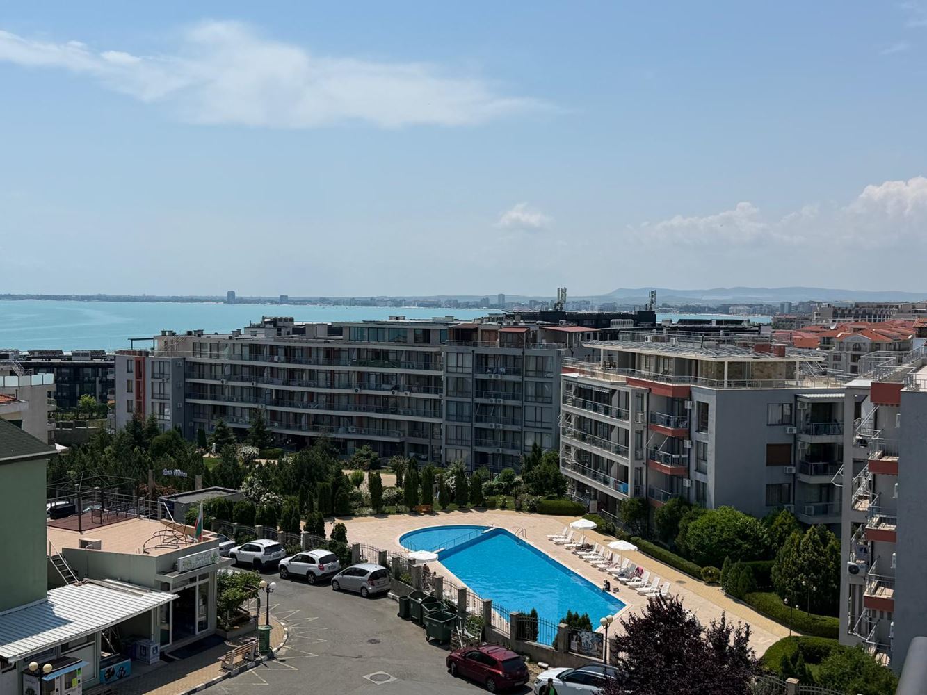 Geräumige Wohnung mit zwei Schlafzimmern und Panoramameerblick in Sveti Vlas