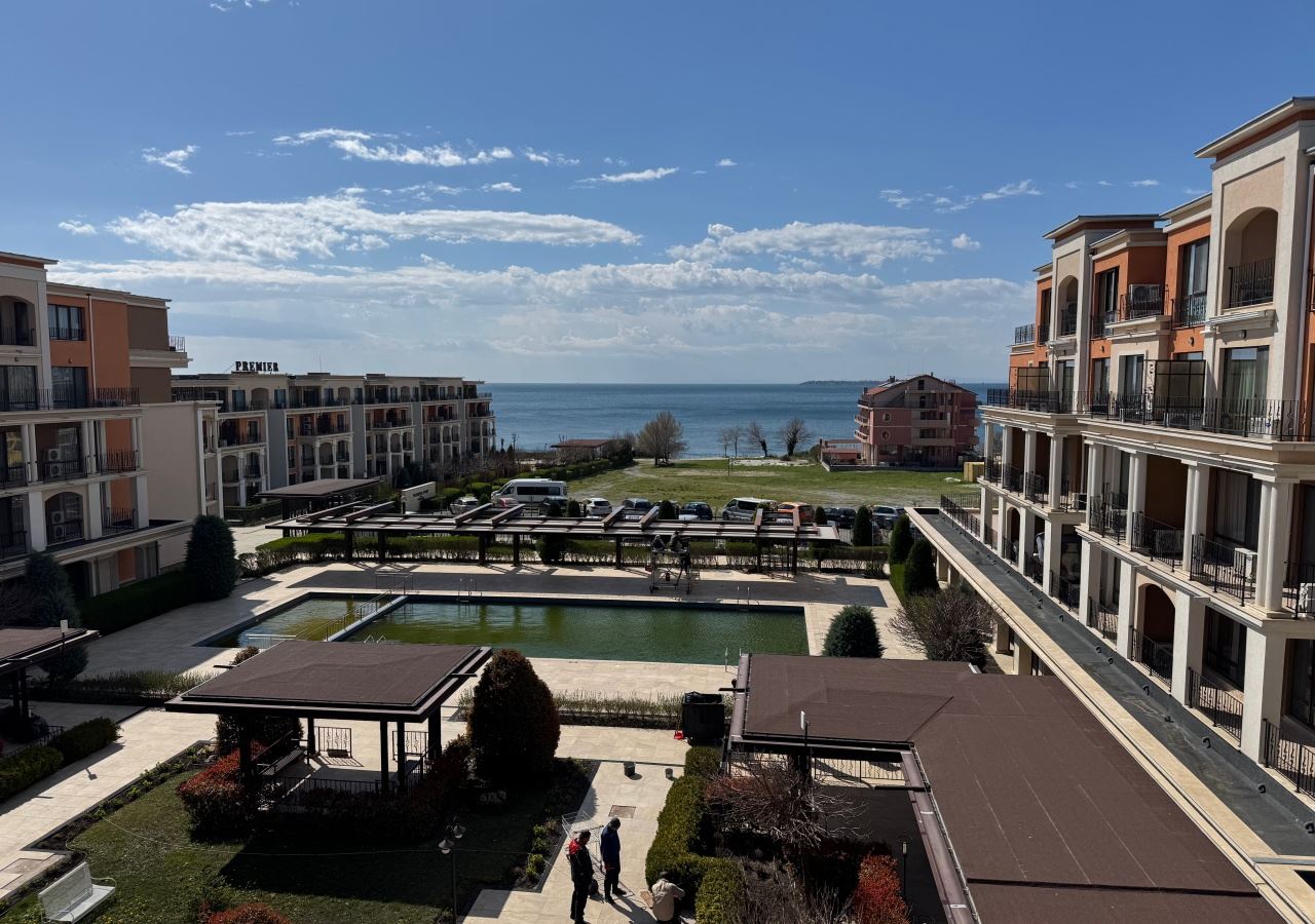 Studio in erster Meereslinie mit Meerblick in einem Luxuskomplex – vollständig möbliert und sofort nutzbar