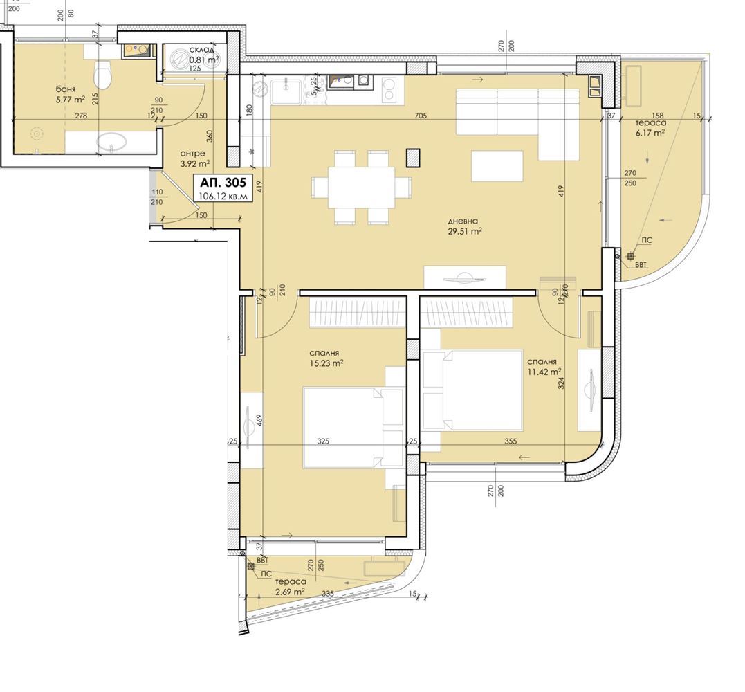 Ein neuer Lebensstandard in Sozopol – eine Drei-Zimmer-Wohnung in einem modernen Gebäude der nächsten Generation