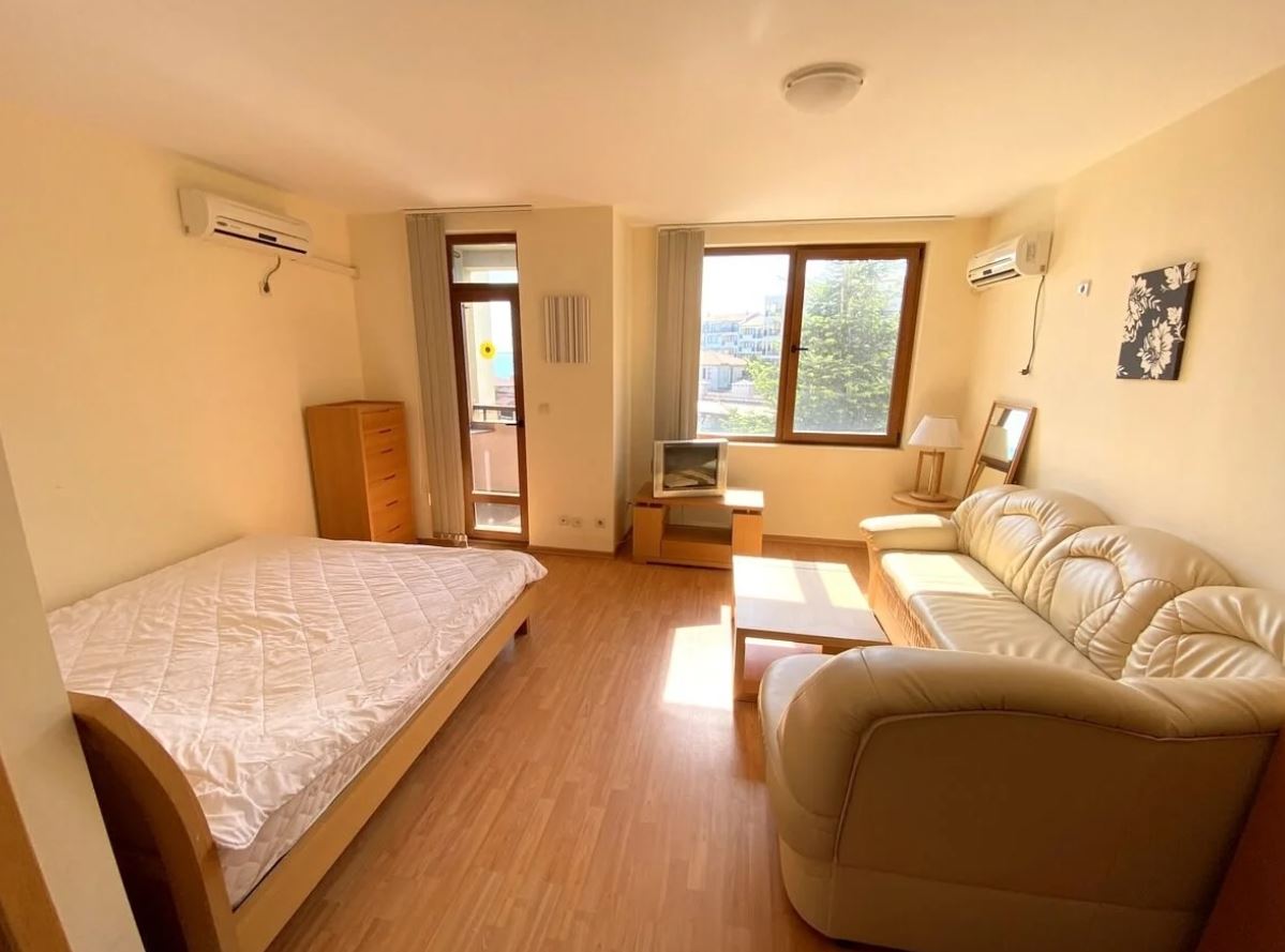 Studio in erster Meereslinie in Sveti Vlas – Luxusanlage mit umfangreicher Infrastruktur und Meerblick