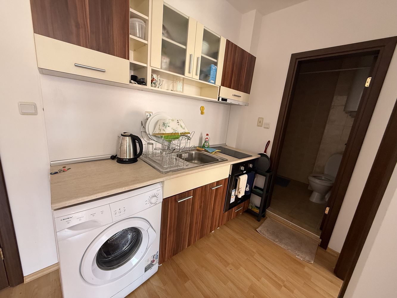 Möblierte Ein-Zimmer-Wohnung mit Poolblick in Sonnenstrand