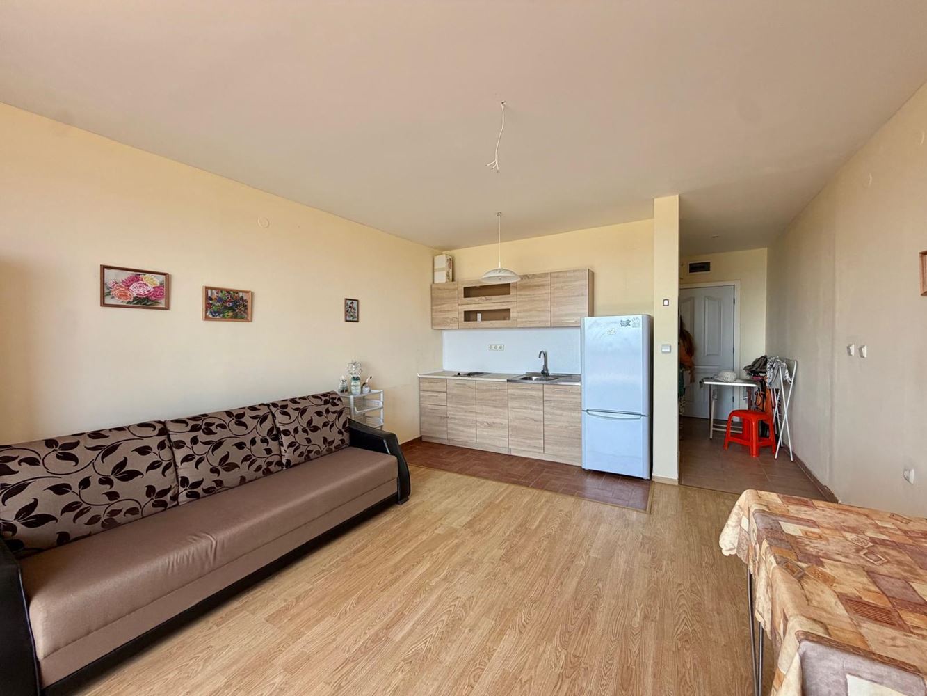 Möbliertes Studio mit Panoramablick auf das Meer in Ravda, nur 50 Meter vom Meer entfernt