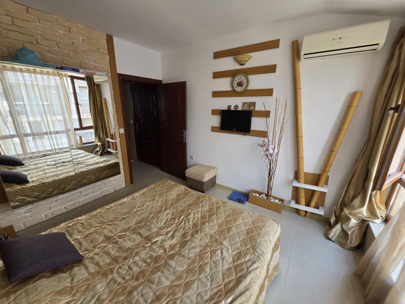 Stilvolle 2-Zimmer-Wohnung mit einem Schlafzimmer in einer ruhigen und friedlichen Gegend von Sonnenstrand
