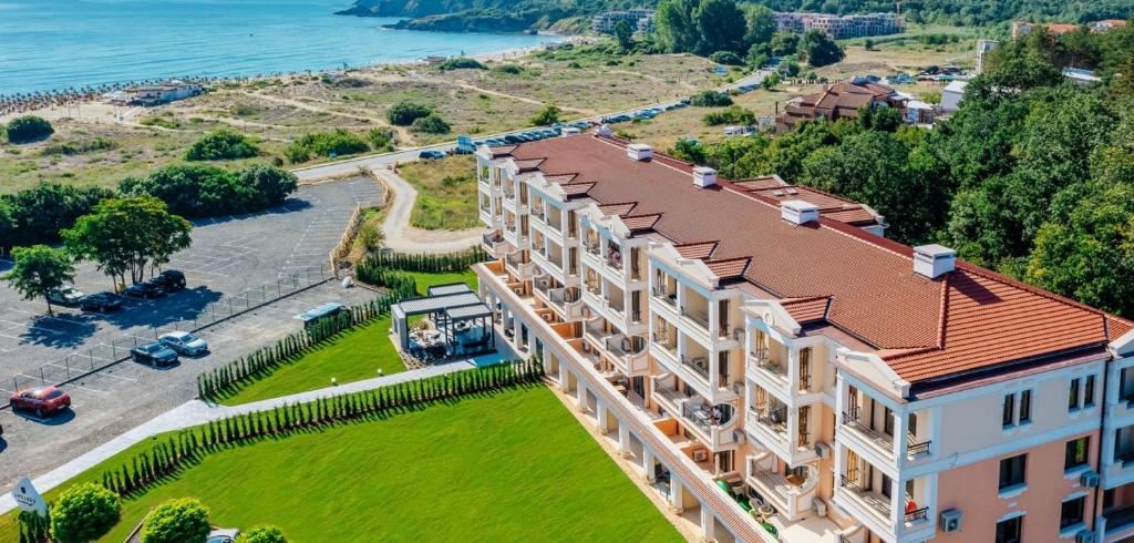 2-Zimmer-Wohnung mit teilweisem Meerblick in einem luxuriösen Komplex mit eigener Infrastruktur in Sozopol
