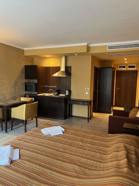 Geräumiges Studio in einem Luxuskomplex nur 50 m vom Strand in Sonnenstrand