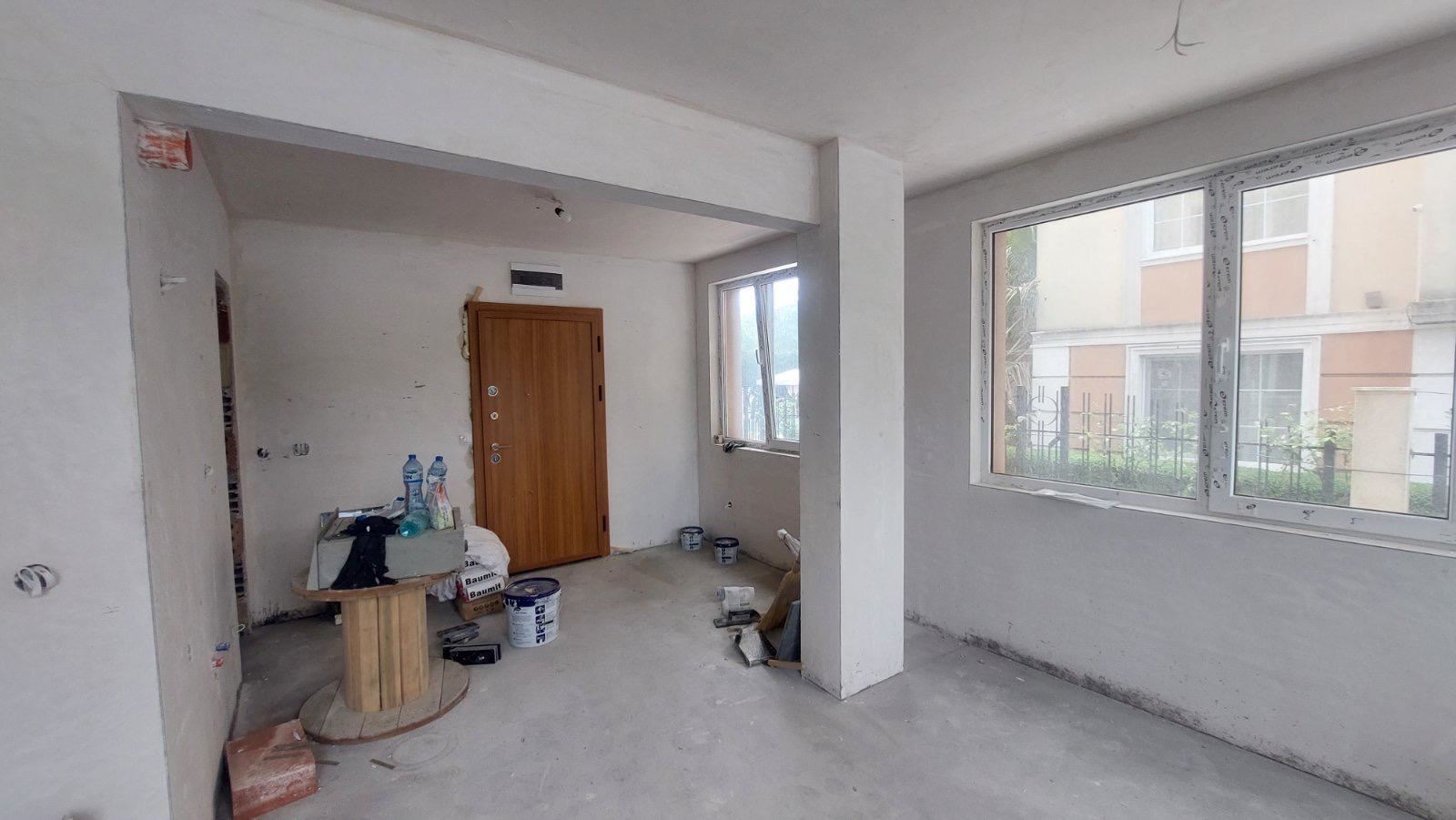 Zweizimmerwohnung in Pomorie – Neubau, Erdgeschoss, niedrige Instandhaltungsgebühr und ausgezeichnete Lage