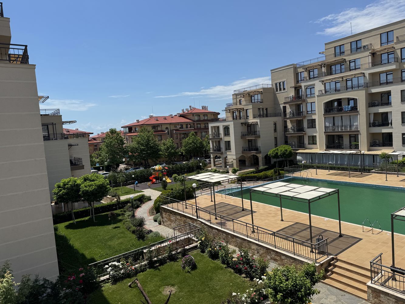 Studio in einer Wohnanlage in Sveti Vlas – ausgezeichnete Investition und Komfort am Meer