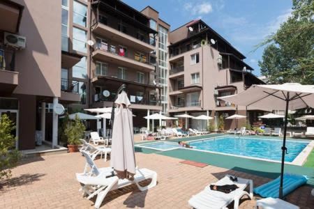 Geräumiges Studio in Sonnenstrand – südlicher Teil, ausgezeichnete Lage nahe Cacao Beach
