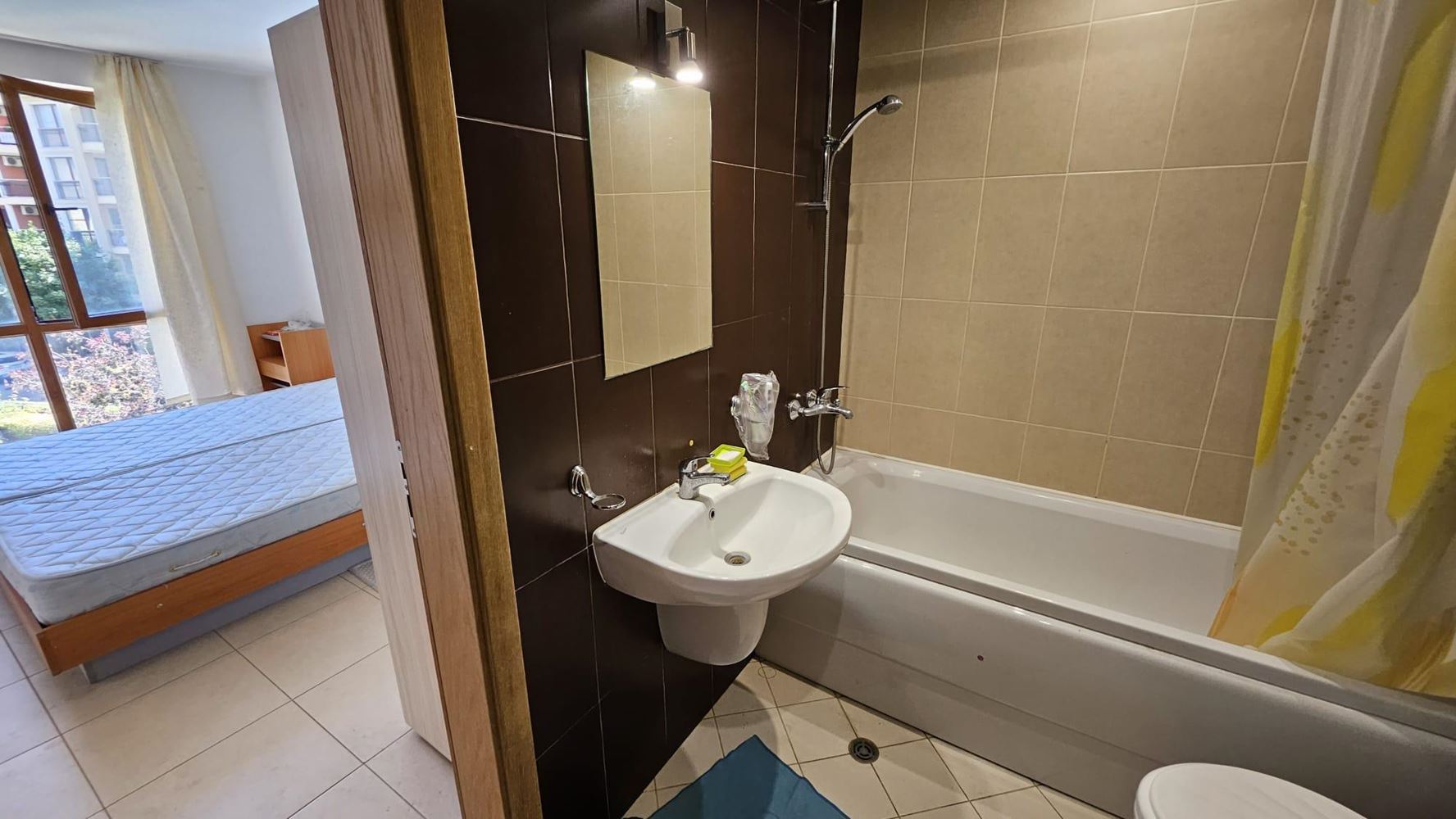 Wohnung in einer Wohnanlage in Sonnenstrand mit Swimmingpools, Restaurant und niedriger Instandhaltungsgebühr