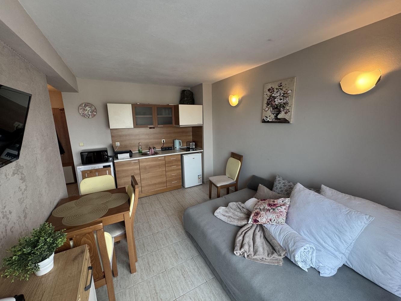 Wohnung mit einem Schlafzimmer und Panoramablick im Herzen von Sonnenstrand