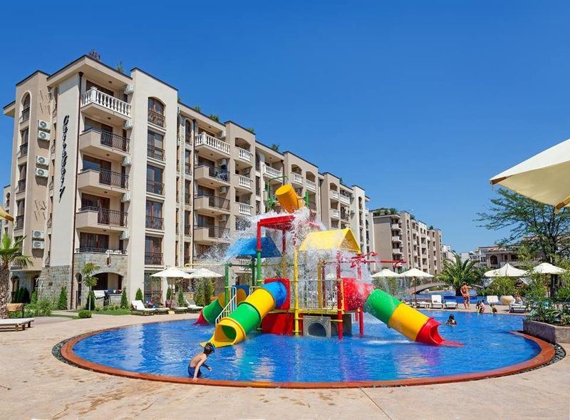 Studio in einer luxuriösen Wohnanlage in Sonnenstrand – hervorragende Lage, Komfort und bezugsfertige Immobilie