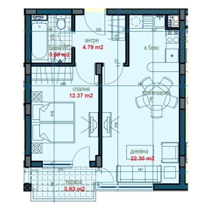 Zweizimmerwohnung 400 m vom Meer entfernt in Sonnenstrand – eine ausgezeichnete Investition und ein wunderbarer Ort für den Urlaub