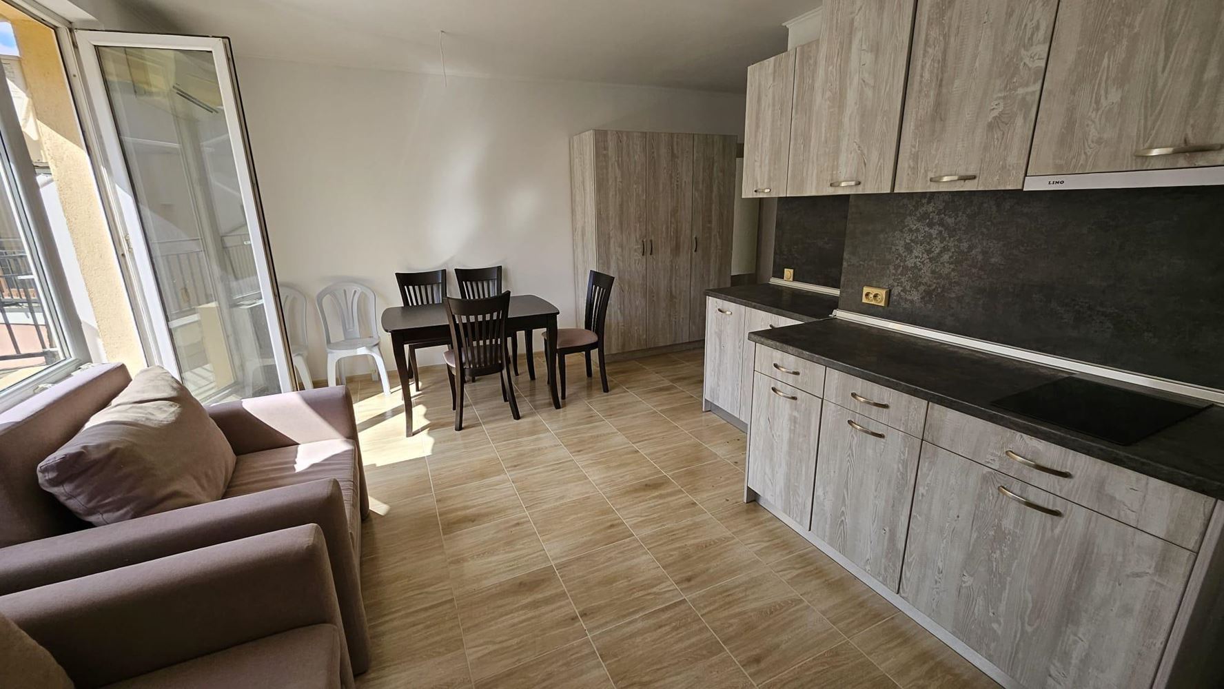 Studio mit niedriger Instandhaltungsgebühr in einer Anlage in Sonnenstrand