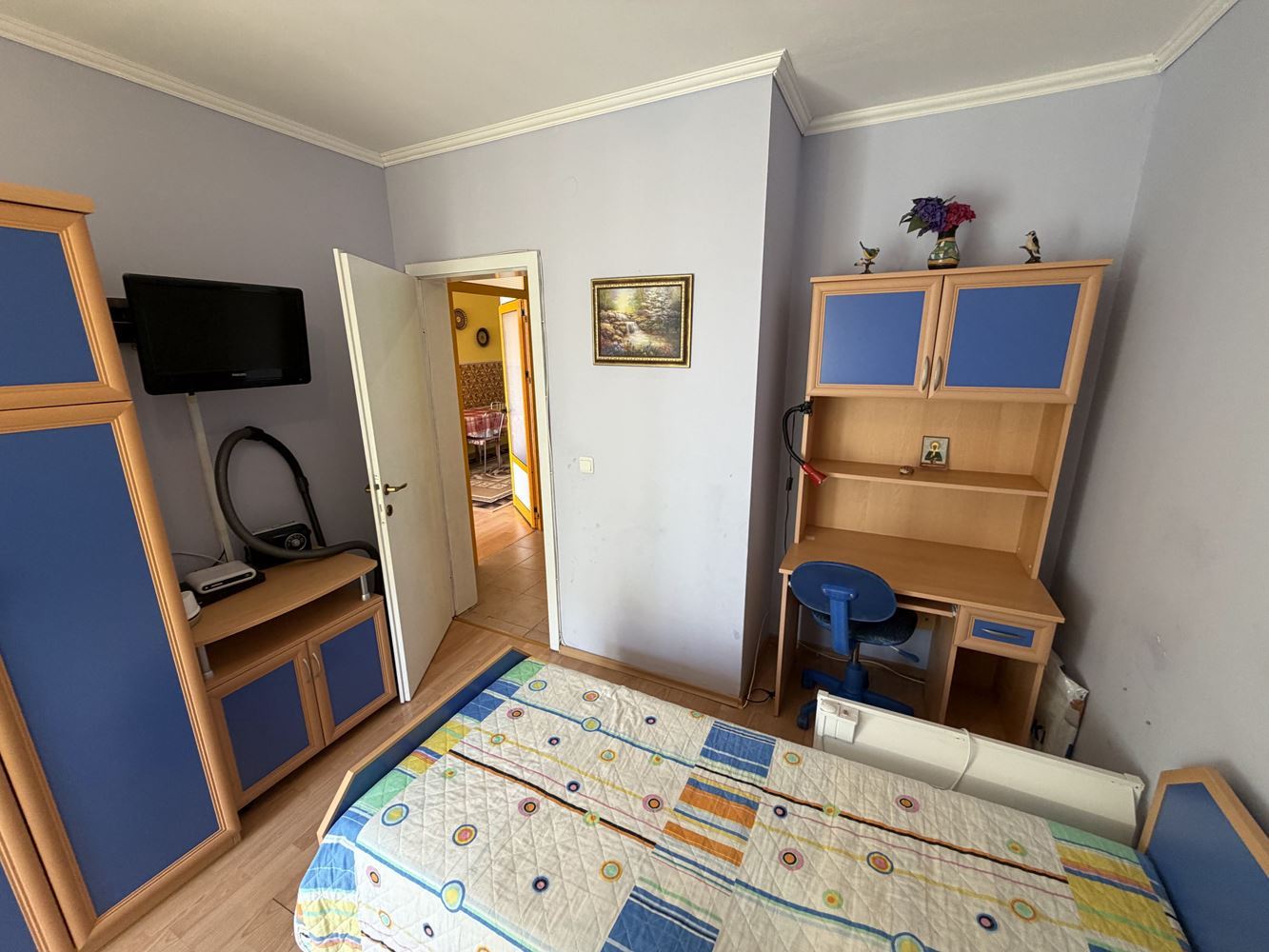Zweizimmerwohnung mit großzügiger Terrasse und Meerblick in Sveti Vlas – 300 Meter vom Strand entfernt